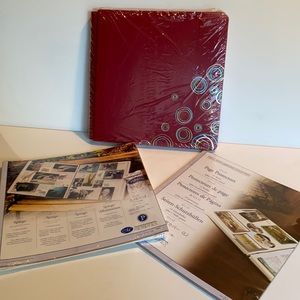 NIP Creative Memories Old Style Album, Pages, & Page Protectors Set!
